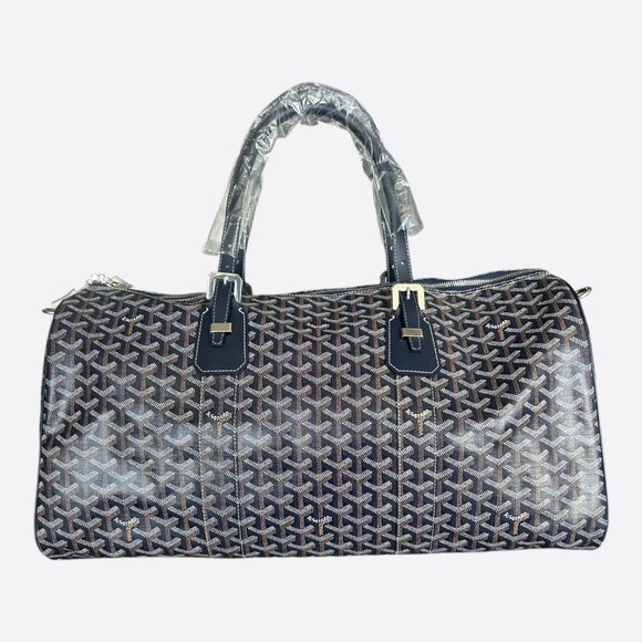 Goyard Navy Boston 50 Duffel Bag - Picture 1 of 6